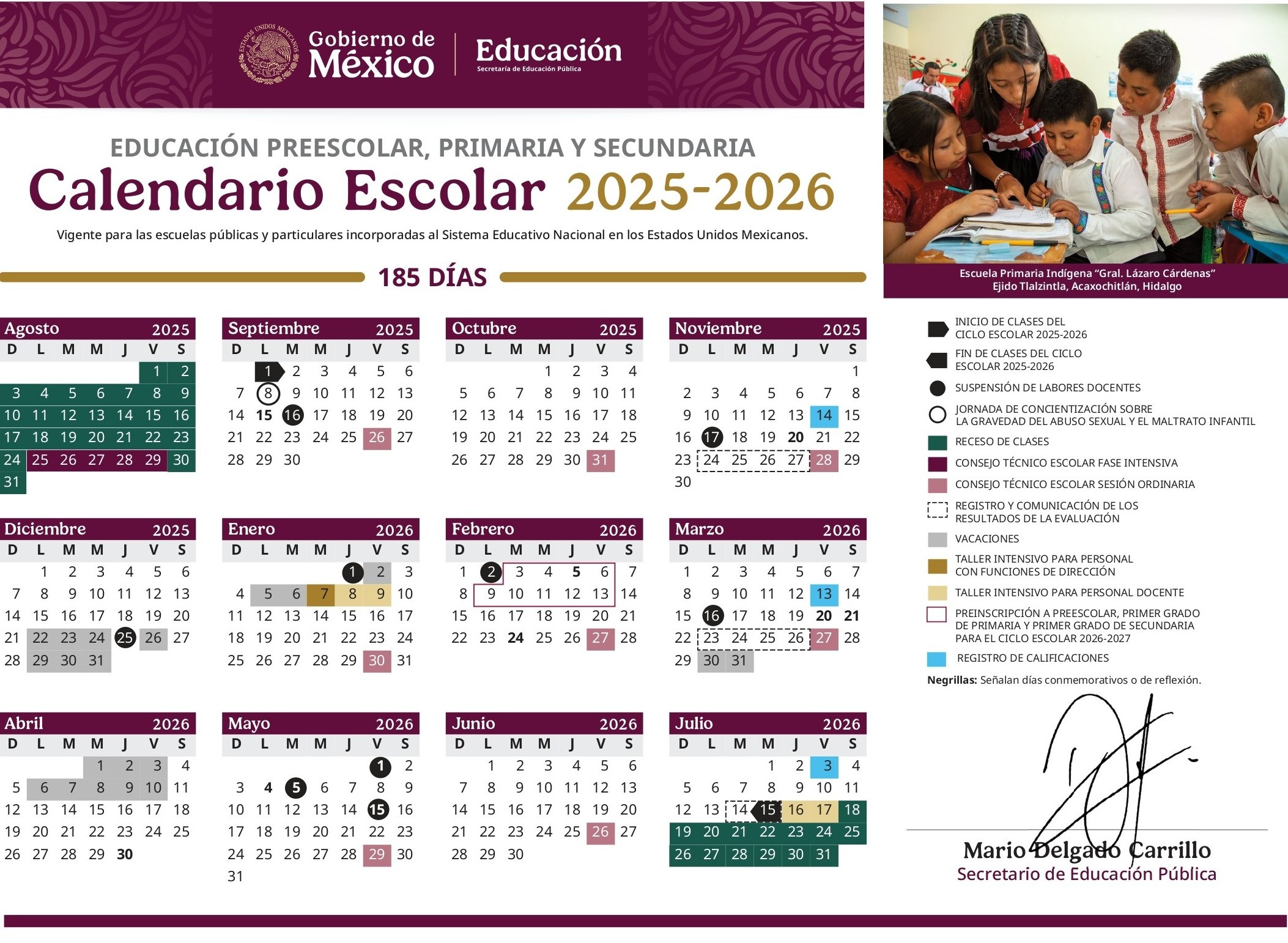 Vista de las instalaciones de la Escuela Primaria Fuerte de Guadalupe